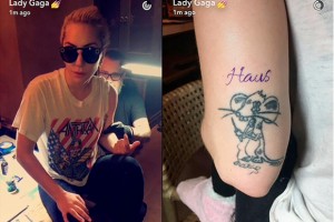 Леди Гага сделала себе 11-ю татуировку